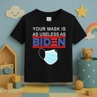 Your Mask Is As Useless As Biden Pro Trump Toddler T-Shirt thumb 3