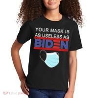 Your Mask Is As Useless As Biden Pro Trump Kids T-Shirt thumb 2