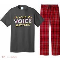 Your Voice Matters Pajama Set thumb 0