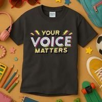 Your Voice Matters Kids T-Shirt thumb 3