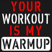 Your Workout is my Warmup Funny Fitness Saying Women's Hoodie thumb 2