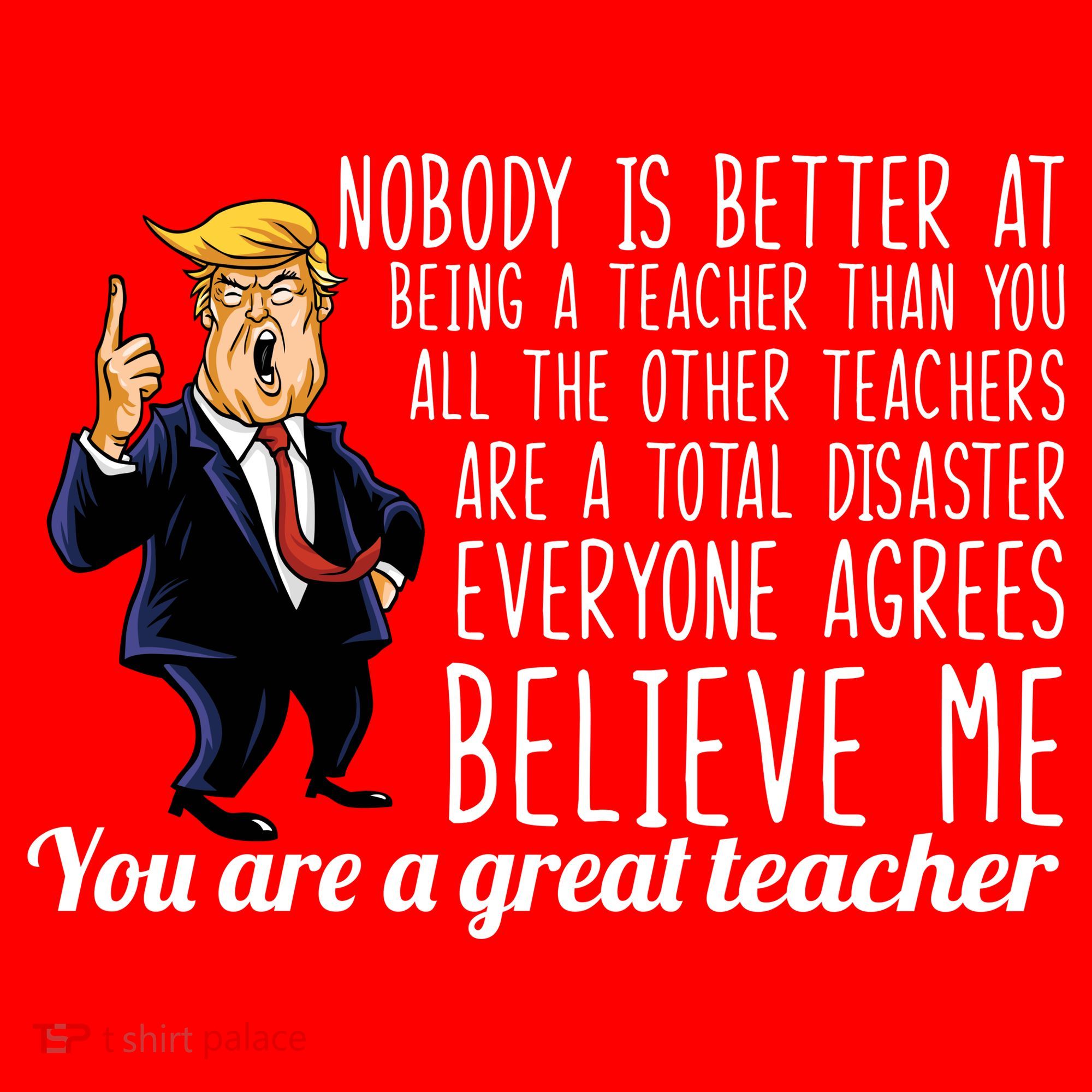 You're A Great Teacher Donald Trump T-Shirt