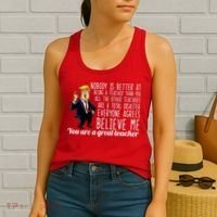 You're A Great Teacher Donald Trump Women's Tank Top thumb 2