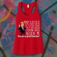 You're A Great Teacher Donald Trump Women's Tank Top thumb 3