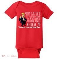 You're A Great Teacher Donald Trump Baby Bodysuit thumb 0