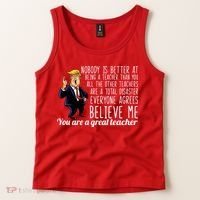 You're A Great Teacher Donald Trump Tank Top thumb 2