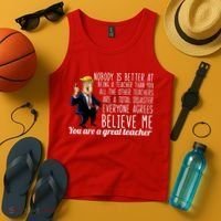 You're A Great Teacher Donald Trump Tank Top thumb 4