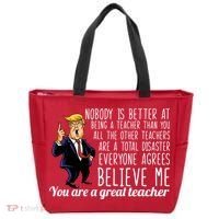 You're A Great Teacher Donald Trump Tote Bag thumb 0