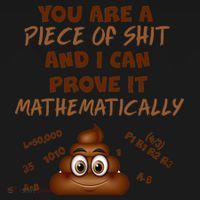 You're A Piece Of Shit And I Can Prove It Mathematically Visor thumb 3
