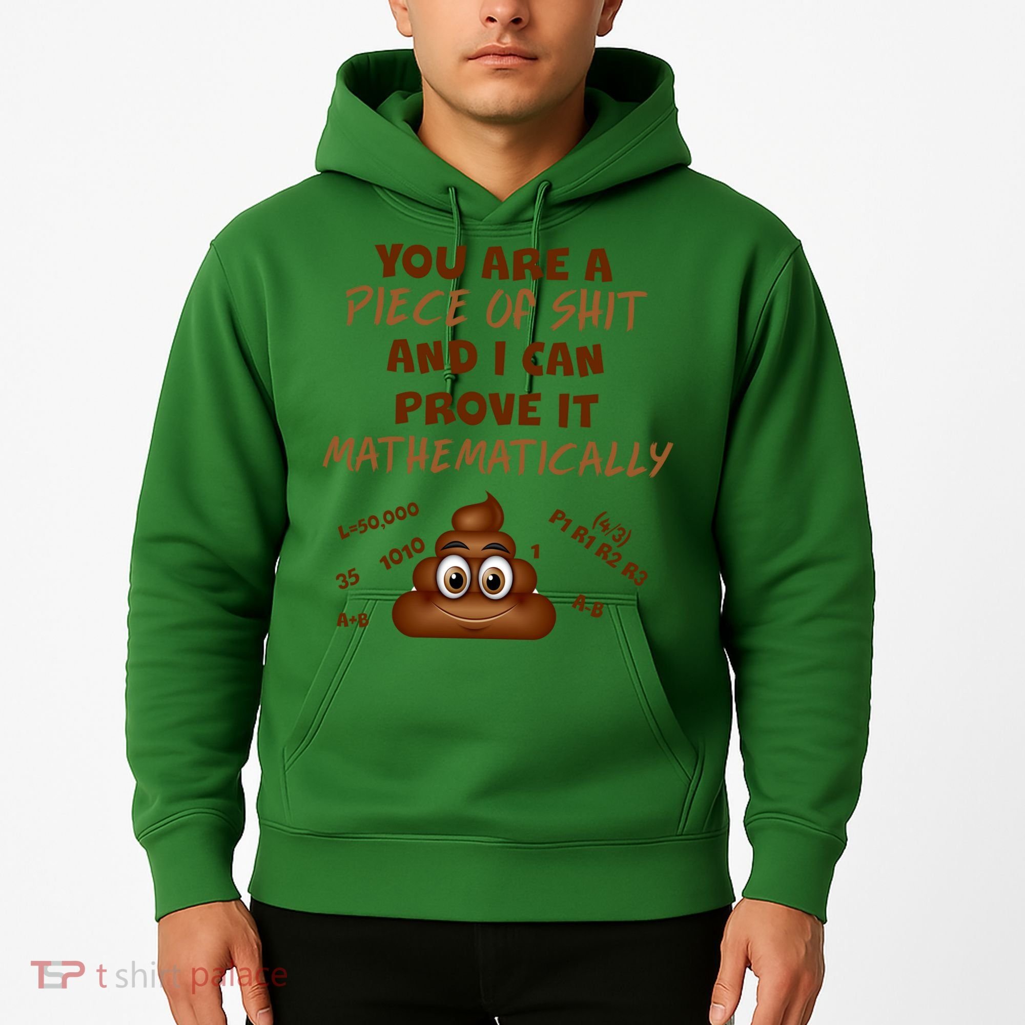 You're A Piece Of Shit And I Can Prove It Mathematically Hoodie