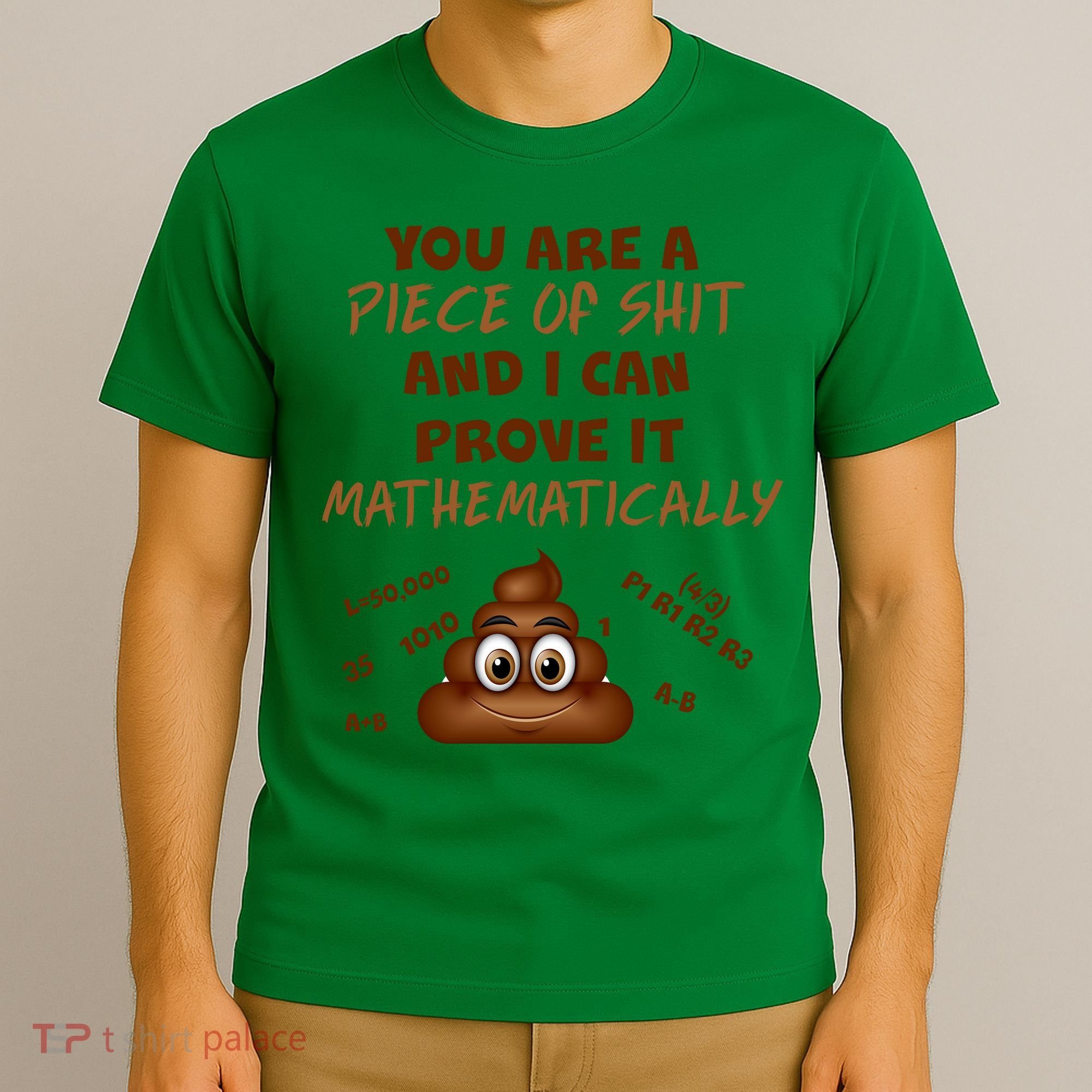 You're A Piece Of Shit And I Can Prove It Mathematically T-Shirt