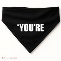 *You're Funny Grammar USA-Made Doggie Bandana thumb 0