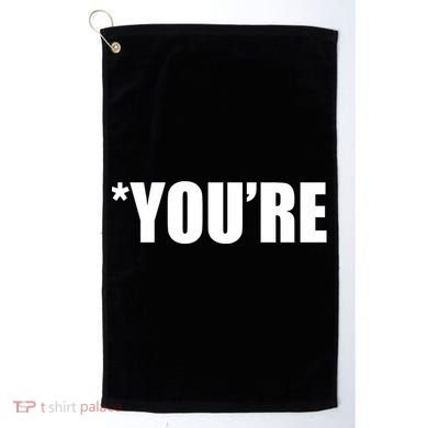 *You're Funny Grammar Golf Towel