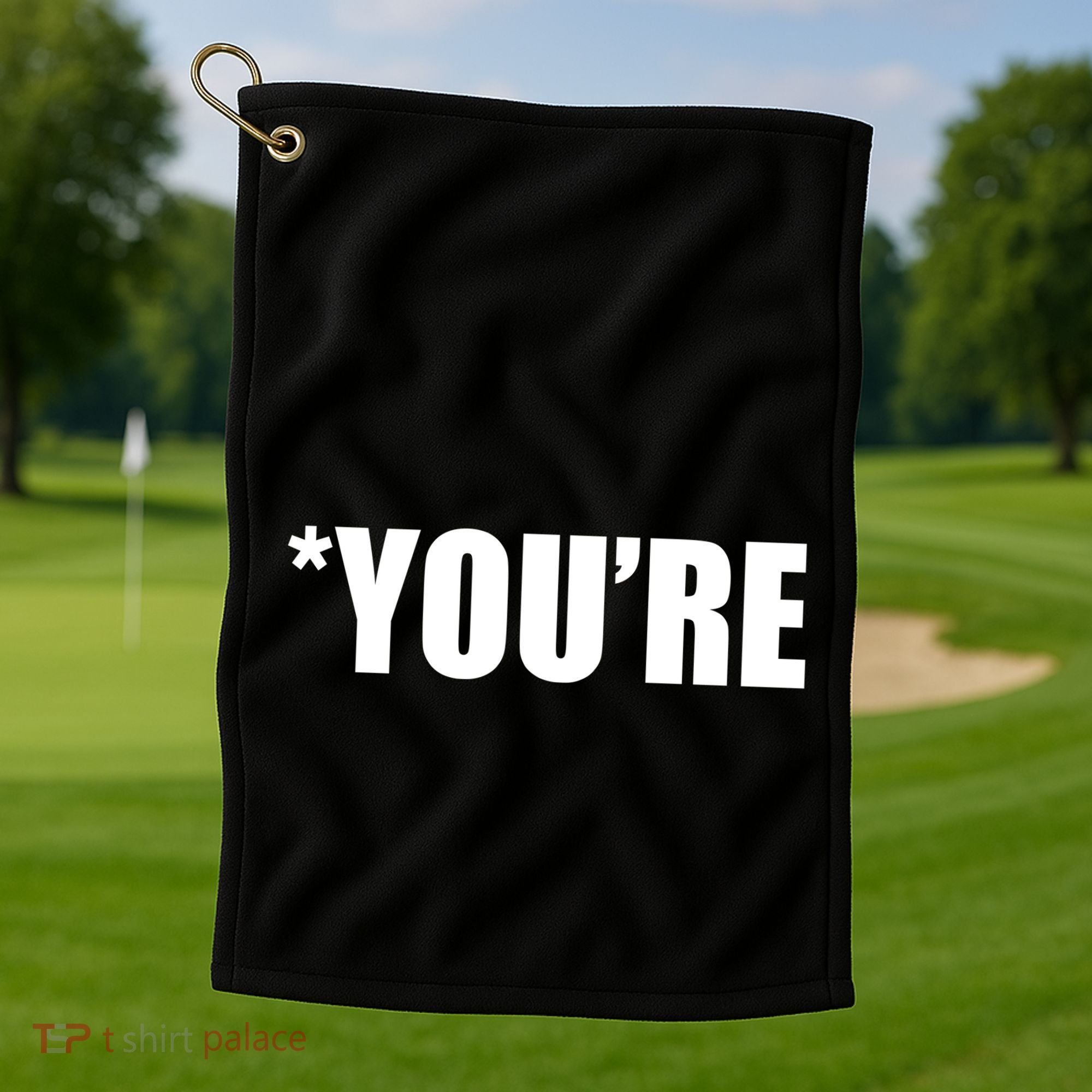 *You're Funny Grammar Golf Towel