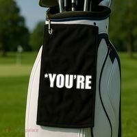 *You're Funny Grammar Golf Towel thumb 2