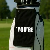 *You're Funny Grammar Golf Towel thumb 2