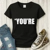 *You're Funny Grammar Women's T-Shirt thumb 3