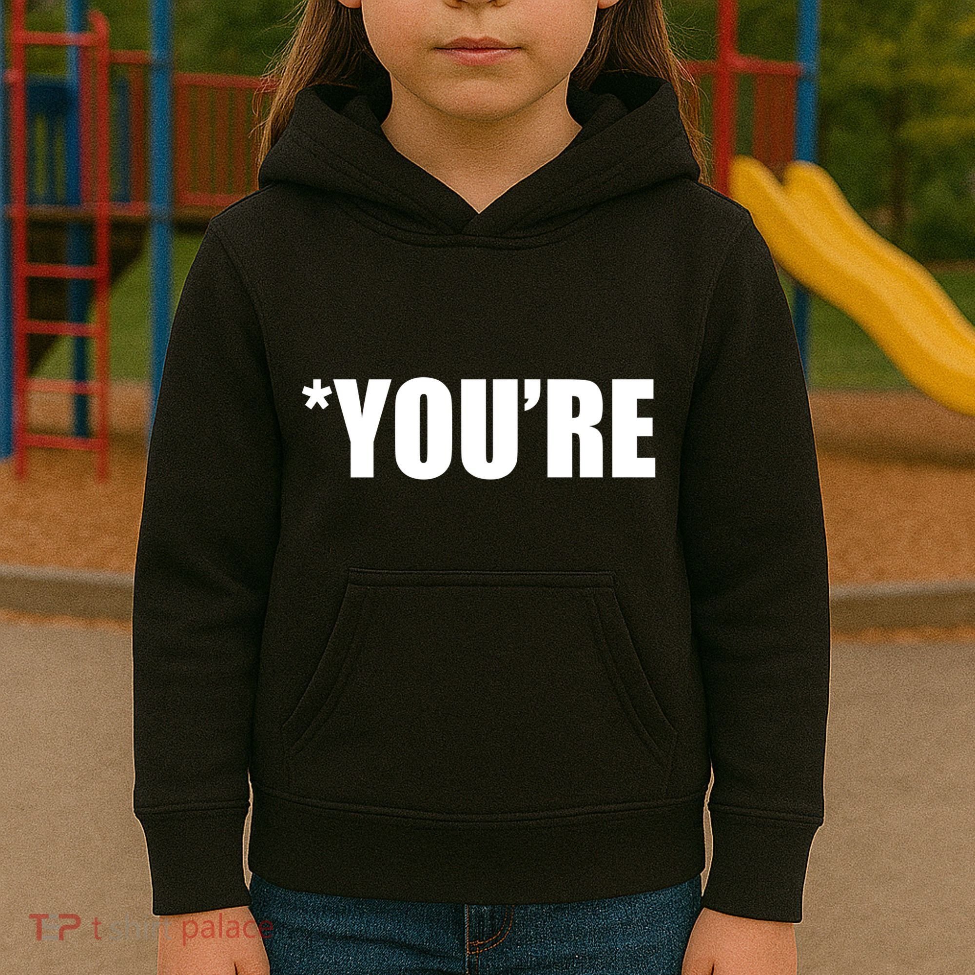 *You're Funny Grammar Kids Hoodie