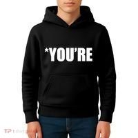 *You're Funny Grammar Kids Hoodie thumb 4