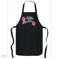 You're Looking At A Survivor Breast Cancer Apron thumb 0