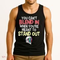 You're Meant To Stand Out Choose Kind Anti Bullying Tank Top thumb 3