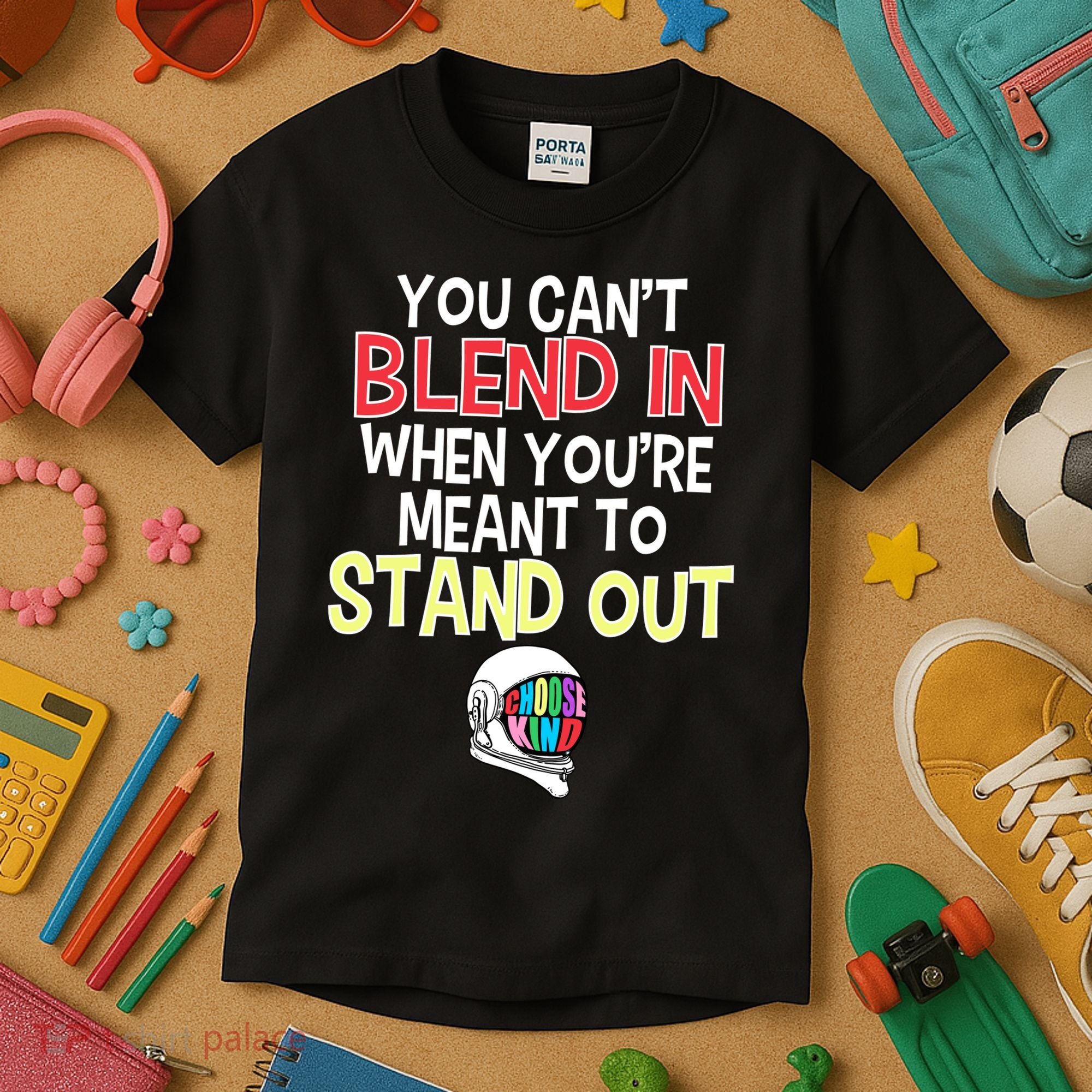You're Meant To Stand Out Choose Kind Anti Bullying Kids T-Shirt