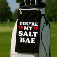 You're My Salt Bae Funny Trending Meme Golf Towel thumb 2