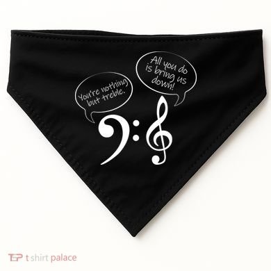 You're Nothing But Treble USA-Made Doggie Bandana