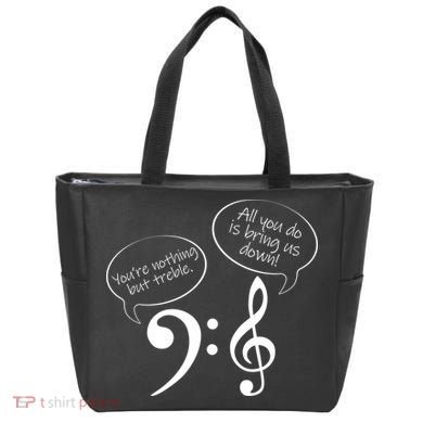 You're Nothing But Treble Tote Bag