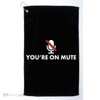 You're On Mute Golf Towel thumb 0