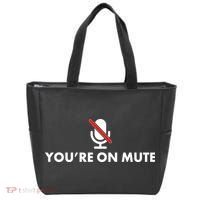 You're On Mute Tote Bag thumb 0
