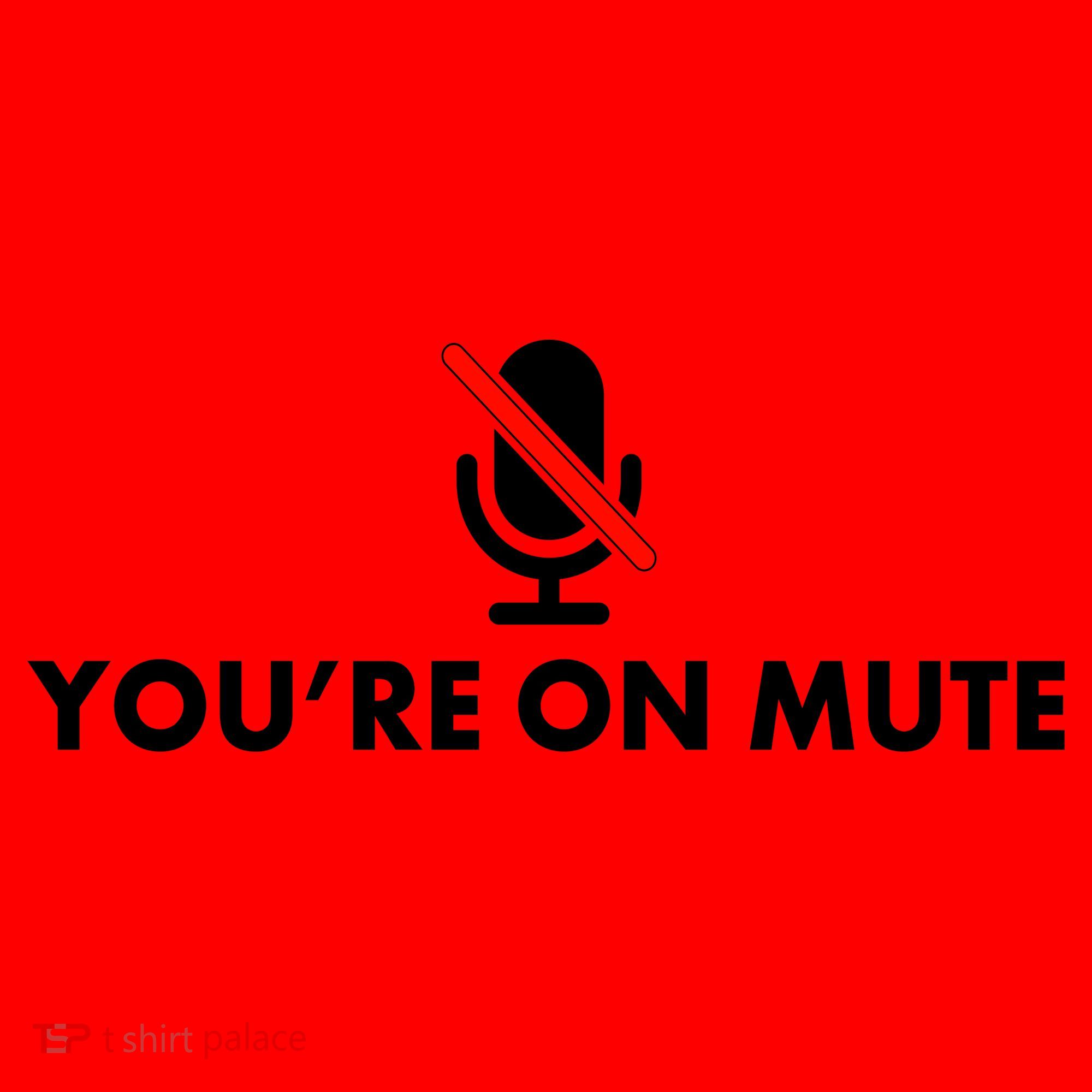 You're On Mute Santa Hat