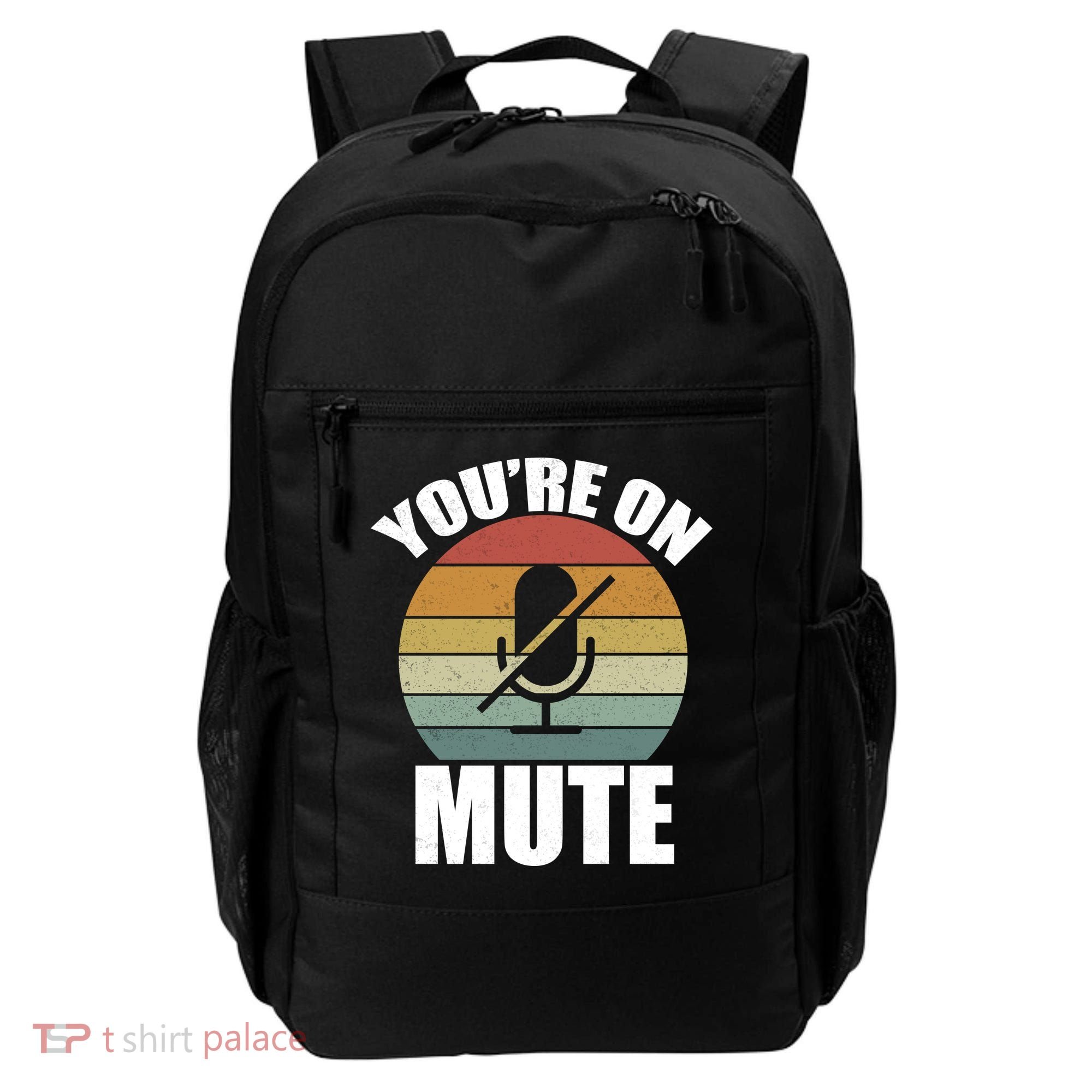 You're On Mute Retro Funny Backpack