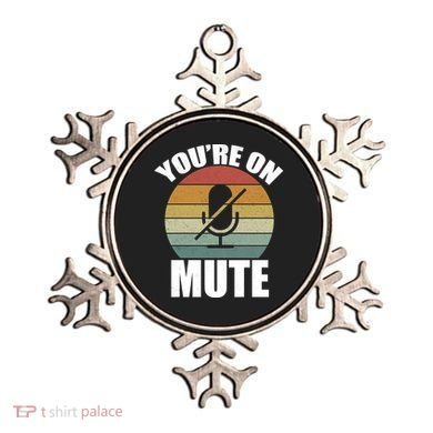 You're On Mute Retro Funny Ornament