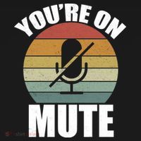 You're On Mute Retro Funny Ornament thumb 1