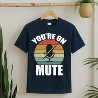 You're On Mute Retro Funny T-Shirt thumb 2