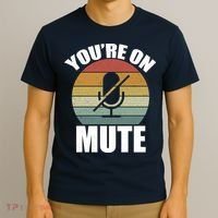 You're On Mute Retro Funny T-Shirt thumb 3