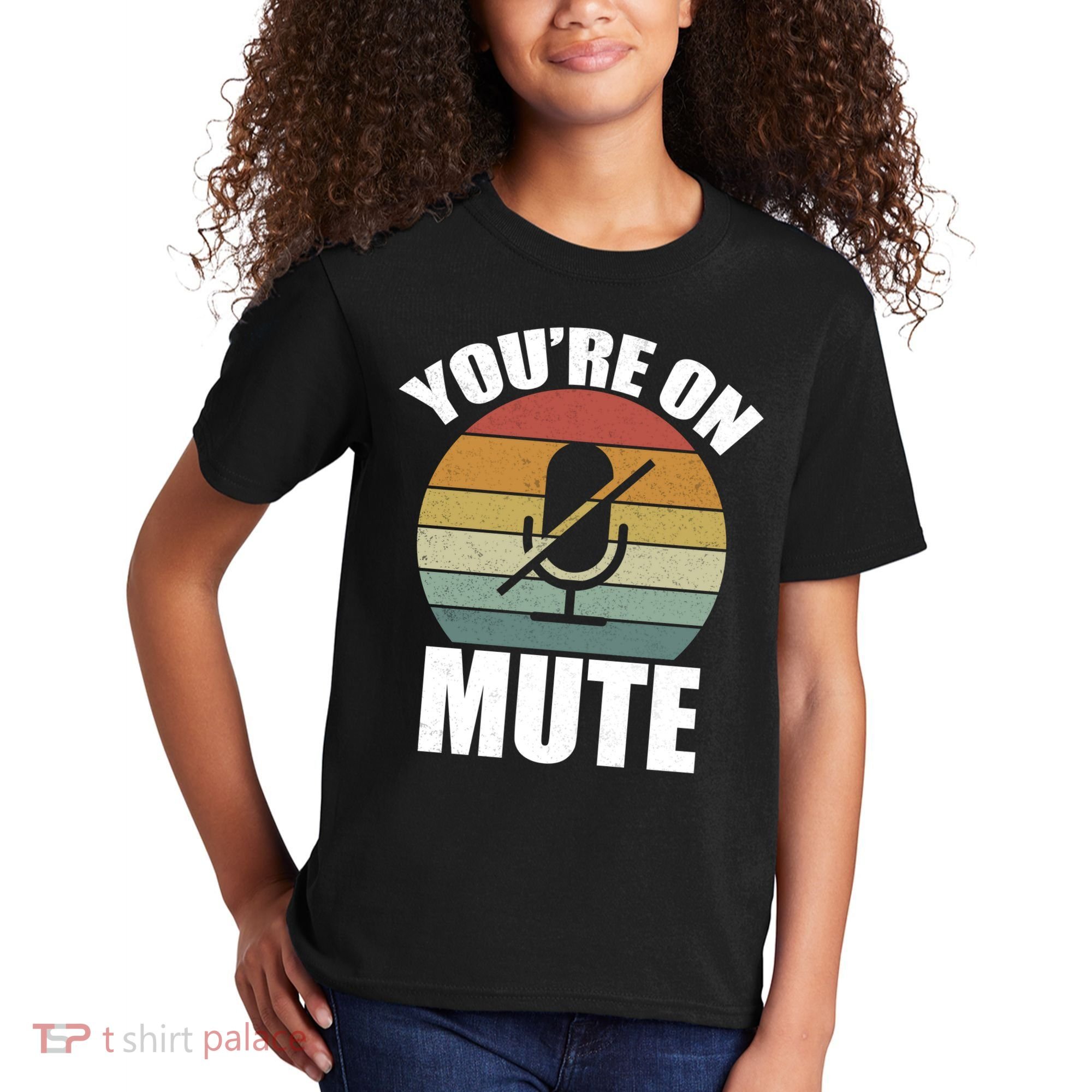 You're On Mute Retro Funny Kids T-Shirt