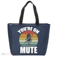 You're On Mute Retro Funny Tote Bag thumb 0