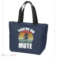 You're On Mute Retro Funny Tote Bag thumb 3