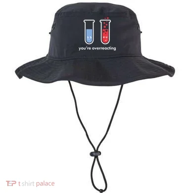 You're Overreacting Funny Science Bucket Hat