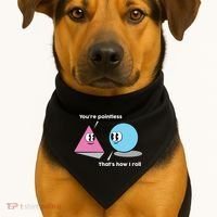 You're Pointless That's How I Roll USA-Made Doggie Bandana thumb 1