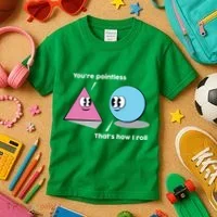You're Pointless That's How I Roll Kids T-Shirt thumb 3
