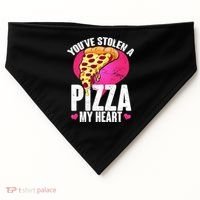 You've Stolen A Pizza My Heart USA-Made Doggie Bandana thumb 0