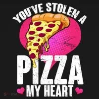 You've Stolen A Pizza My Heart Button thumb 1