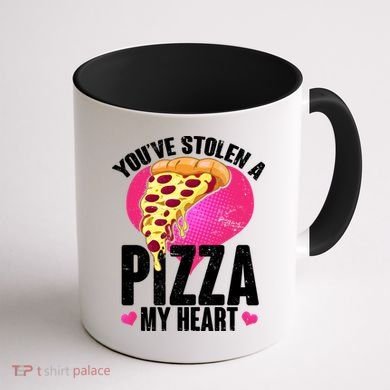 You've Stolen A Pizza My Heart Coffee Mug back