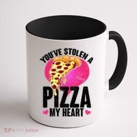 You've Stolen A Pizza My Heart Coffee Mug thumb 1