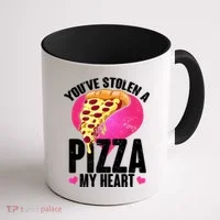 You've Stolen A Pizza My Heart Coffee Mug thumb 1