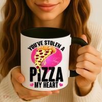 You've Stolen A Pizza My Heart Coffee Mug thumb 3