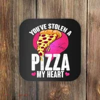 You've Stolen A Pizza My Heart Coaster thumb 0